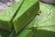 Kue Lapis Pandan Warnai Menu Takjil