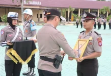 Langgar Disiplin dan Kode Etik, Polres Pulang Pisau PTDH Dua Anggota