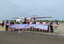 Mendekati Lebaran, Penerbangan Rute Palangka Raya-Pangkalan Bun Resmi Dibuka
