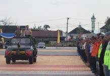 Kapolda Kalteng Pimpin Apel Operasi Ketupat Telabang 2026 di Pangkalan Bun