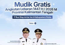 Pemrov Kalteng Siapkan Bus Program Mudik Gratis 2026