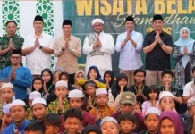 Bupati Shalahuddin Buka Wisata Belanja Ramadan Bersama 819 Anak Yatim