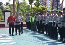 Operasi Ketupat Telabang 2026: Personel Gabungan Kapuas Siaga di Objek Vital