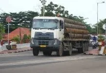 Truk Lebihi Kapasitas Ganggu Lalu Lintas dalam Kota