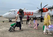 Puncak Arus Balik Melalui Bandara Tjilik Riwut 27 Maret