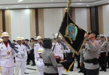 Polda Kalteng Gelar Upacara Pensucian Pataka, Rayakan HUT ke-31 dengan Penuh Makna