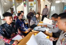 Pembukaan Penerimaan Polri, 294 Orang Mendaftar di Polresta Palangka Raya