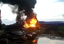 Kapal Tugboat di Sampit Terbakar, Diduga Tersambar Petir