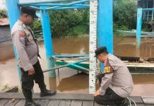Air Sungai Rungan Naik, Warga Waspada Banjir