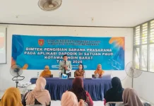 Perkuat Validitas Data, Guru PAUD Kobar Ikuti Bimtek Sarpras Dapodik