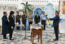 Hadiri Pelantikan Pj Sekda Kalteng, Pemkab Barsel Perkuat Sinergitas Pembangunan
