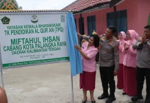 Kapolda Kalteng Resmikan Tiga Bangunan Penting di Mapolresta Palangka Raya