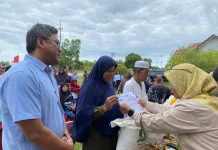Bulog Kalteng Salurkan dan Awasi Bantuan Pangan di Kelurahan Tanjung Pinang