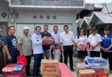 Bupati Pulang Pisau Salurkan Bantuan untuk Korban Kebakaran Pasar Patanak