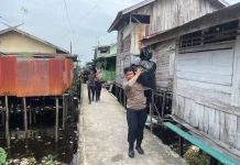 Warga Bantaran Sungai Kahayan Berharap Bantuan Sumur Bor Atasi Kekeringan