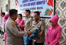 Polresta Palangka Raya Gelar Kenal Pamit Pejabat Utama