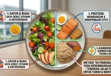 Rahasia Diet Berkelanjutan dengan Metode Piring Seimbang