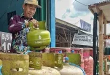 Harga Tabung Gas di Pengecer Palangka Raya Cenderung Naik