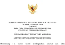 PMK Nomor 28 Tahun 2026 Terbit, Perkuat Kepatuhan dan Kepastian Pengembalian Pajak