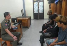 Gelandangan di Lampu Merah Garuda, Ditertibkan Satpol PP