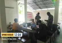 DPMD Kobar Pacu Transaksi Nontunai di Desa Riam demi Transparansi APBDes