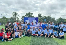 Insan Media Kalteng Perkuat Kebersamaan lewat Fun Mini Soccer Bola Gembira