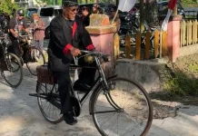 Wabup Suyanto Lepas Komunitas Onthel Kobar ke Klaten