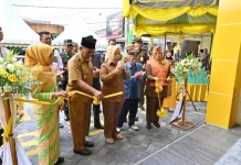 Dorong Ekonomi Kreatif, Bupati Kobar Resmikan Pasar Seni Kiai Gede