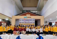 Pelajari Dunia Kepenyiaran, Mahasiswa PBSI UPR Kunjungi RRI Palangka Raya