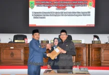 Pemkab Barsel Hadiri Rapat Paripurna ke-11 DPRD