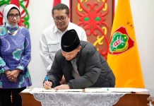 Pemprov Kalteng dan Kementan RI Tandatangani Nota Cetak Sawah
