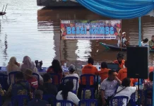 Lomba Besei Kambe Semarakkan FBIM 2026 dan Kenalkan Budaya Dayak