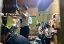 Razia Gabungan di Rutan Palangka Raya, 12 Warga Binaan Positif Narkoba