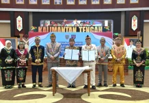 Gubernur Kalteng Hadiri Penandatanganan  Kesepakatan Rindam XXII/Tambun Bungai