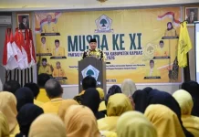 Hadiri Musda XI Golkar Kapuas, Wabup Tekankan Pentingnya Konsolidasi Organisasi
