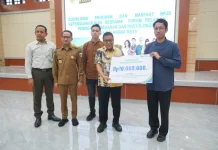 BPJS Ketenagakerjaan Serahkan Santunan Relawan Damkar yang Gugur saat Bertugas