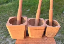 Alat Tumbuk Tradisional Tetap Bertahan di tengah Modernisasi Peralatan di Dapur