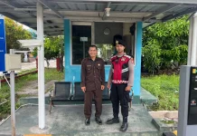 Polisi Rangkul Satpam PLN Perkenalkan Layanan 110