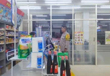 Polsek Sabangau Jamin Keamanan Minimarket Akhir Pekan
