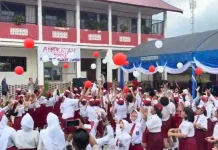 SDN 5 Bukit Tunggal Gelar Karya Seni dan Perpisahan Kelas VI