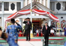 Wabup Murung Raya Bacakan BPIP Saat Upacara Hari Pancasila