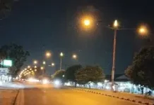 Pemasangan PJU di Jalan Cilik Riwut Tingkatkan Keselamatan Pengguna Jalan