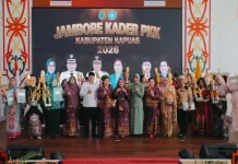 Wakil Bupati Kapuas Tutup Jambore Kader PKK Tingkat Kabupaten Kapuas Tahun 2026