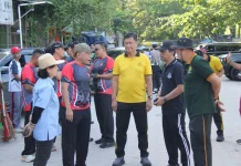 Polda Kalteng dengan Forkopimda Gelar Korve Massal di Pasar Kahayan