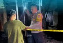 Rumah di Perumahan Yudi Idola Sampit Ludes Terbakar