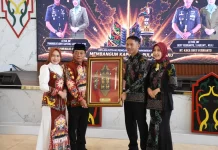 Bupati Kapuas Hadiri Acara Kenal Pamit Dandim 1011/Klk