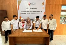 Diskominfostandi dan Bawaslu Pulpis Jalin PKS Pengawasan Partisipatif
