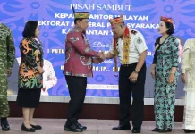 Tongkat Estafet Kanwil Ditjenpas Kalteng Berganti Dipimpin Hensah