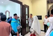 Polresta Palangka Raya Kawal Kepulangan Jemaah Haji
