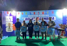 TVRI Kalteng Gelar Kick Off Nonton Bareng Bola Gembira